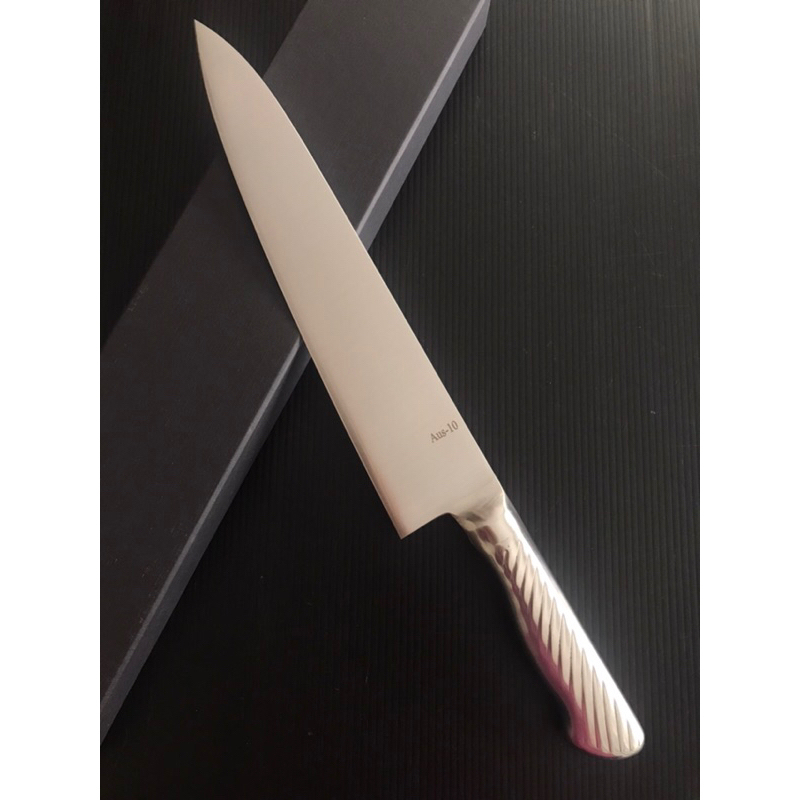 台灣品牌-鐵柄系列Aus10 (三層鋼)240mm 牛刀 西餐刀 菜刀 主廚刀 料理刀