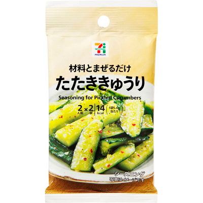 | 現貨 | 日本7-11限定 小黃瓜醃漬素 醃黃瓜醬汁 涼拌小黃瓜 一包可做4人份