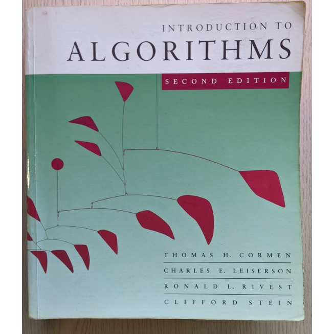 Introduction to Algorithms 2E 演算法 資工系課本 資工所演算法原文課本
