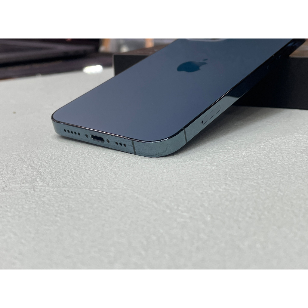 🧸IPhone 12 Pro 128G 藍 電池100% 螢幕有刮傷不影響使用 有盒裝有配件