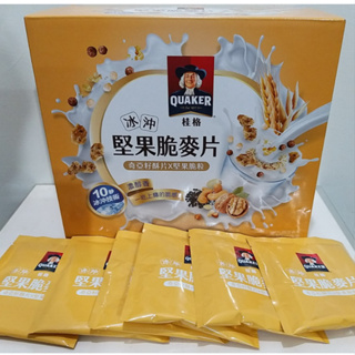 【築夢花世界】-COSTCO 好市多代購 桂格 冰沖堅果脆麥片 奇亞籽酥片 & 堅果顆粒 31公克 - 拆賣