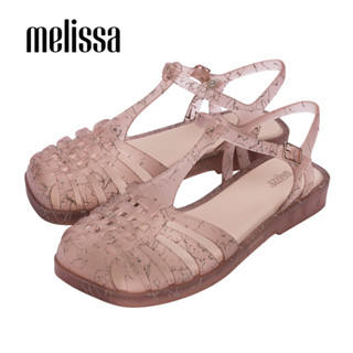 Melissa Aranha 方頭果凍漁夫鞋 粉