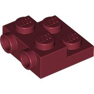 6359716 LEGO 樂高 99206 暗紅 側接 轉向 薄板 Plate Mod 2x2x2/3 Studs