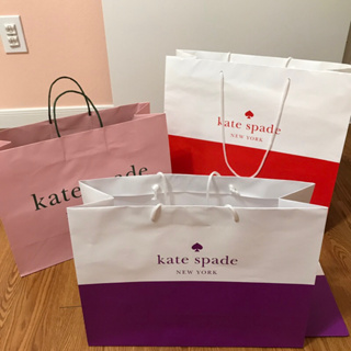 USBUY 美國【現貨】KATE SPADE 專櫃真品 大手提紙袋/禮物包裝袋 送禮必備