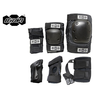 ORCA 三合一護具組、運動護具組，護膝、護肘、護掌(共六件)