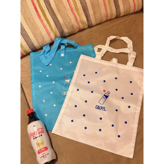 日本🇯🇵 可爾必思 防潑水 摺疊型 購物袋