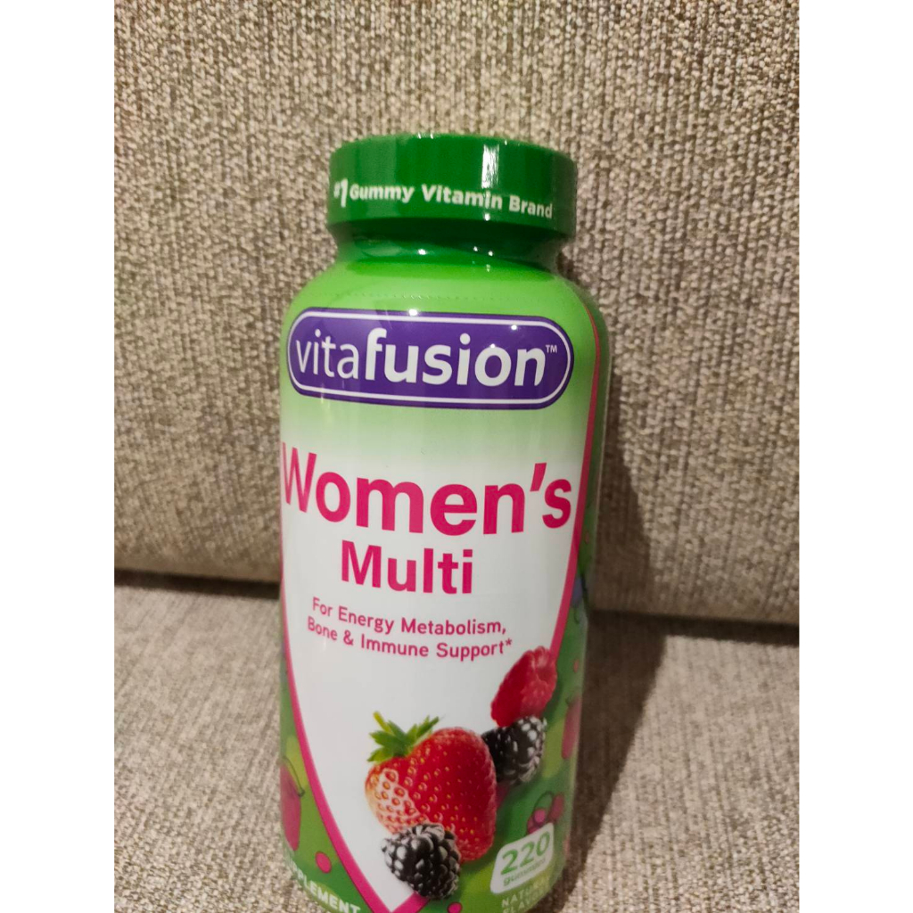 《現貨特價》 VitaFusion 女性多種維生素（自然莓果口味）220顆軟糖