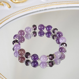 紫水晶 奧地利水晶 設計款 手串 手鍊 天然水晶 現貨