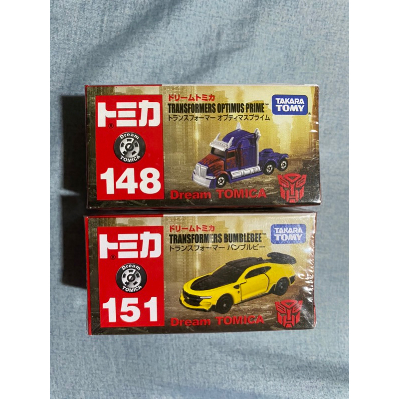 全新未拆 多美小汽車 Tomica 148 Tomica 151 變形金剛 柯博文 大黃蜂 絕版 稀有