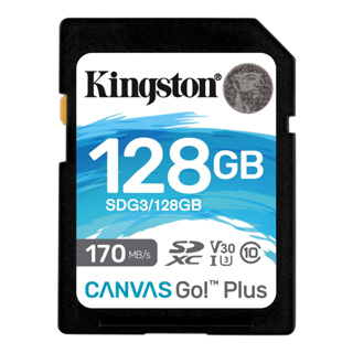 KINGSTON 金士頓 Canvas Go! Plus SDXC 128G 記憶卡 UHS-I V30 ＊兆華國際＊