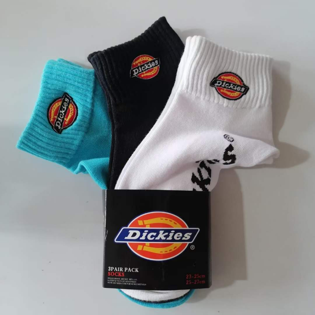 【ACE】Dickies 大LOGO刺繡款 潮牌襪子 高筒襪 滑板襪 籃球襪 運動襪  獨立包裝 一組三雙
