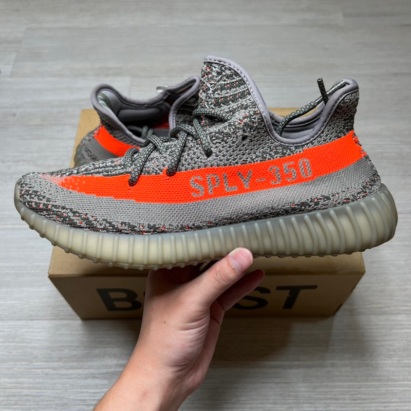 YEEZY BOOST 350 初代灰橘