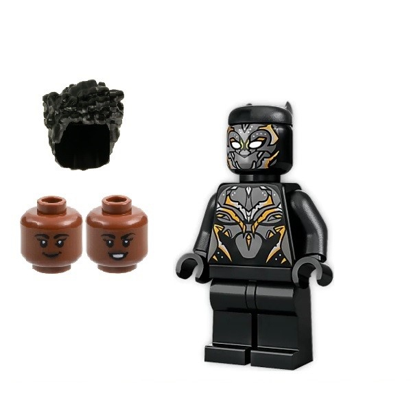 LEGO 樂高 超級英雄人偶 sh842 新黑豹  含頭髮 76214