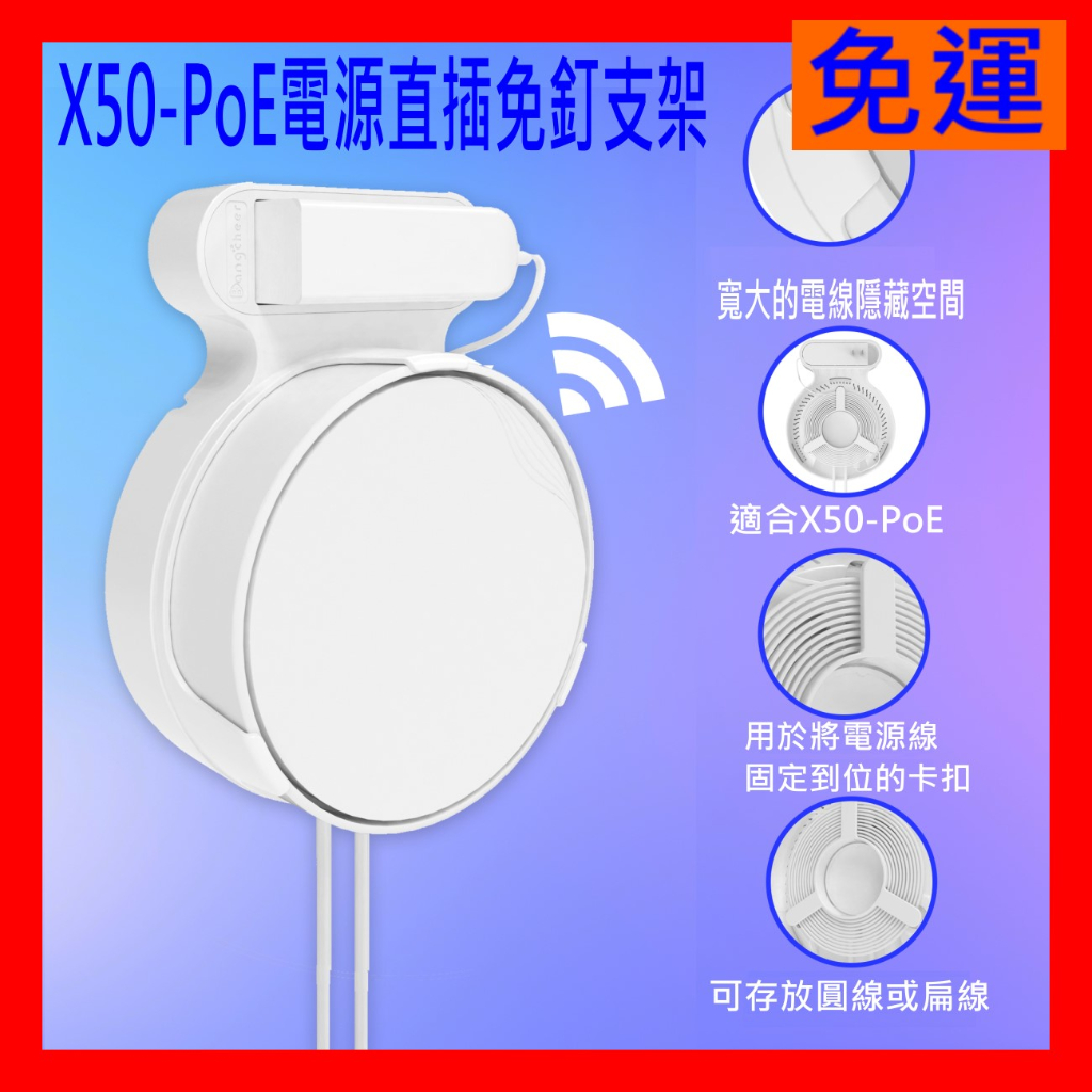 【全新貨開發票】TP-Link Deco X50-PoE 壁掛收納整理支架，另有 M4 X50 X20 X60用