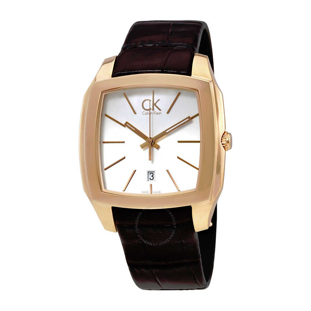 CK Calvin Klein 時尚酒桶腕錶 K2K21620