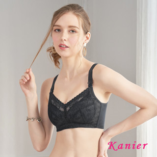【Kanier卡妮兒內衣】傾其所愛．無鋼圈機能型哺乳內衣(黑 C~G)