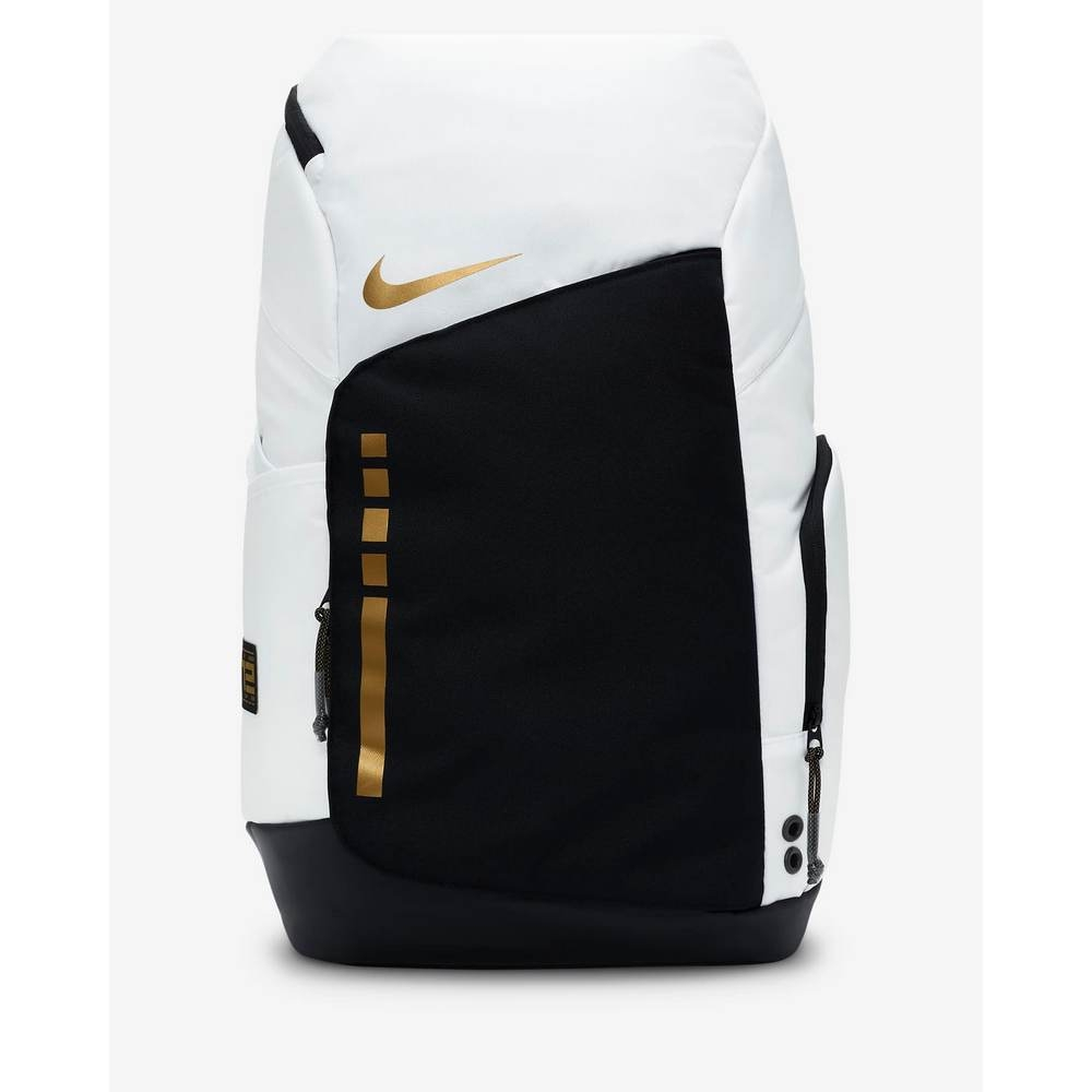Nike 耐吉 後背包 Hoops Elite 書包 大容量 包包 運動包 白黑金DX9786100
