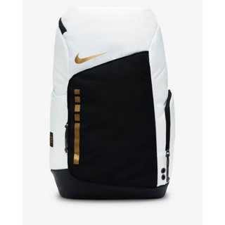 Nike 耐吉 後背包 Hoops Elite 書包 大容量 包包 運動包 出國 登山 白黑金DX9786100