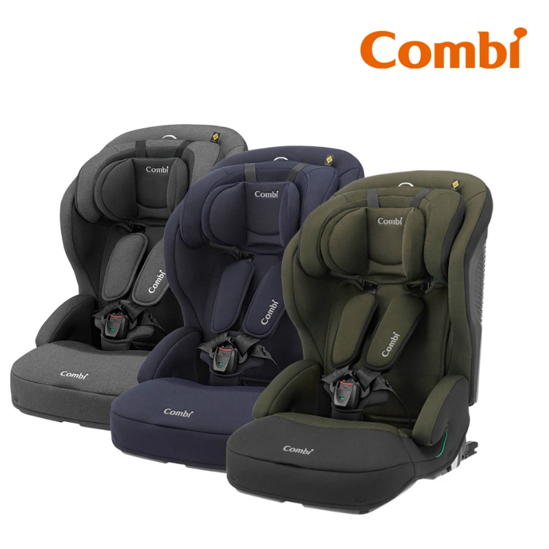 【Combi】Shelly 2-12歲 ISOFIX汽車安全座椅 -共兩色(英倫灰/維京藍)