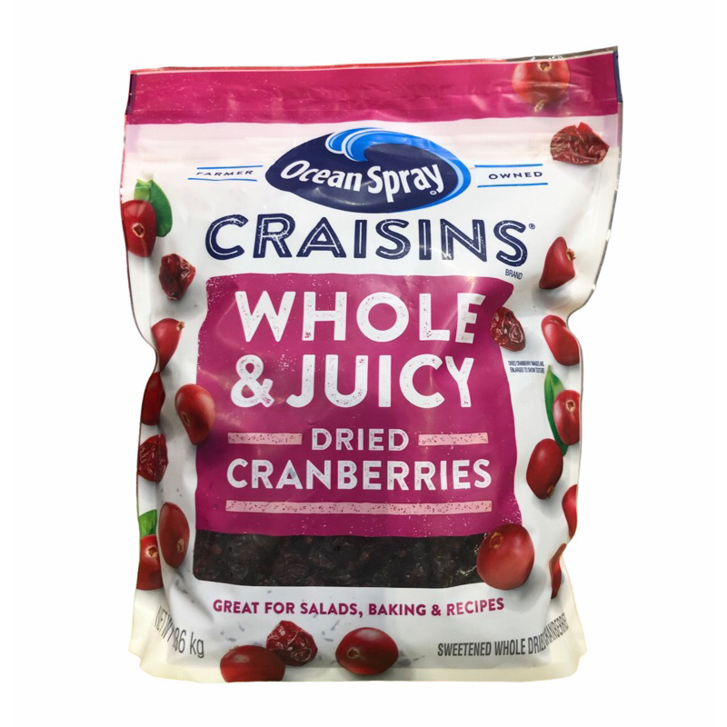 美國 Ocean Spray 全果 蔓越莓 果乾 1360g