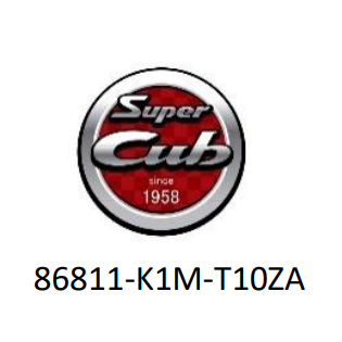 HONDA SUPERCUB110原廠貼紙 2022年款 前車標誌殼貼紙86811-K1M-T10ZA 1958創始貼