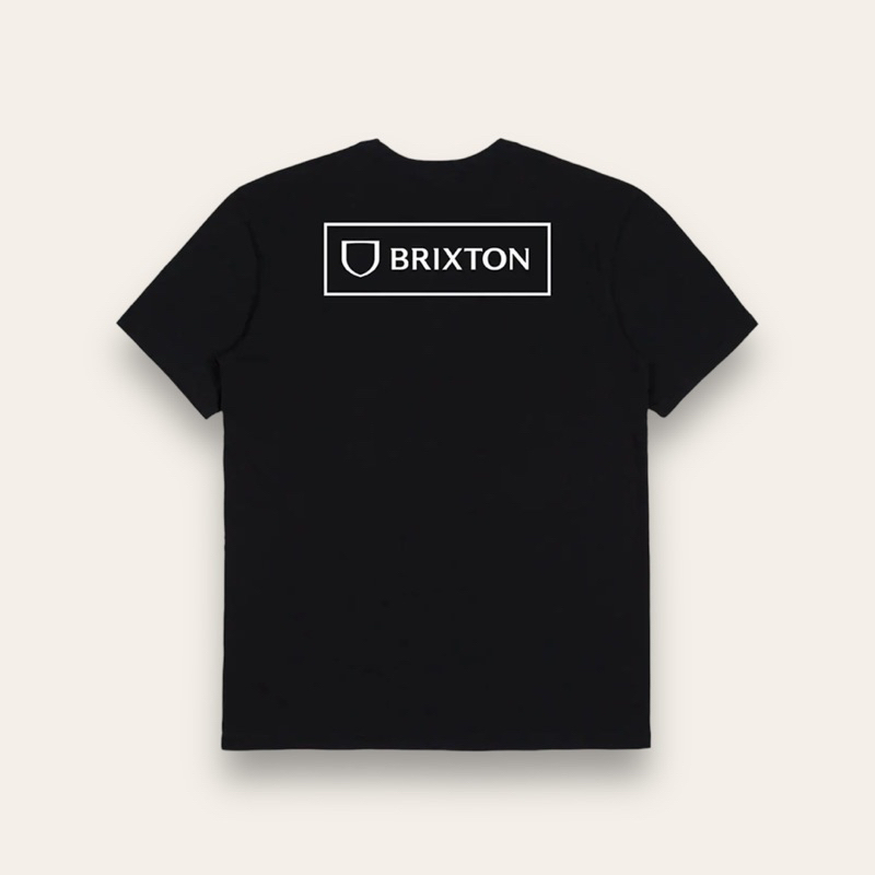 全新 現貨 Brixton Alpha block 短tee 美式 復古 騎士 滑板 衝浪