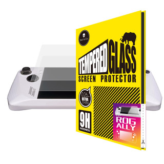 【現貨】Skull & Co. 9H鋼化玻璃保護貼 2片裝 適用於ROG Ally/Ally X/MSI ClawA1M