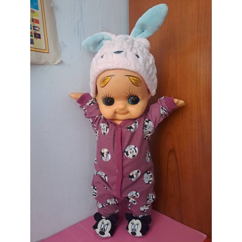 55cm 大型Q比 昭和時期Q比娃娃 可愛Q比 古董娃娃 絕版大公仔 復古娃娃