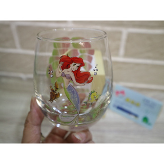 婕的店日本精品~日本帶回~Disney小美人魚 3D玻璃杯(日本製)