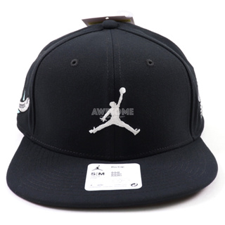 [歐鉉]NIKE JORDAN 黑色 刺繡LOGO 可調式 棒球帽 帽子 FD5183-010