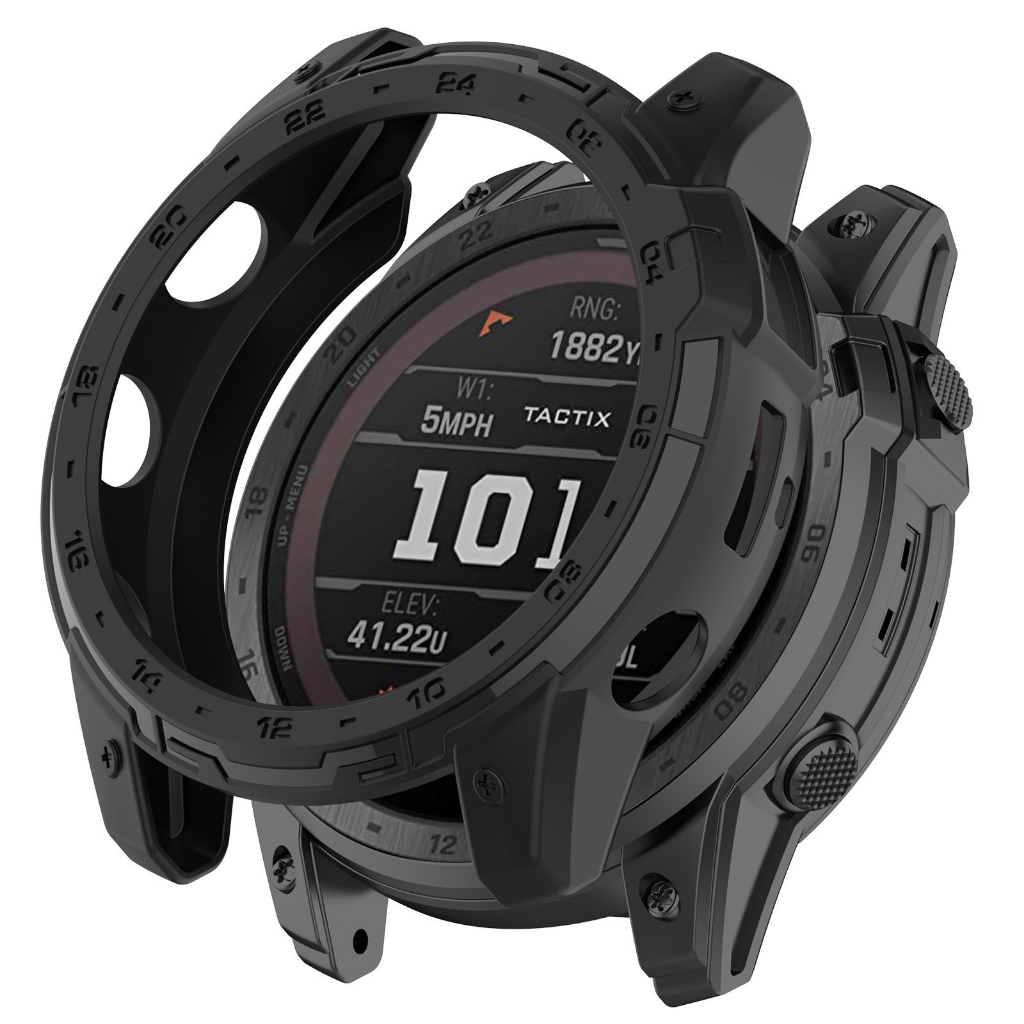 佳明 Garmin epix pro 保護殼 Tactix 7 7X 7S 鎧甲保護殼 防摔殼 刻度 矽膠保護套 運動殼