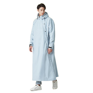 MORR(停賣) Slashie 斜前開雨衣 4.0 淺灰藍 超透氣 PU機能 雨衣 一件式 連身雨衣 透氣 防水