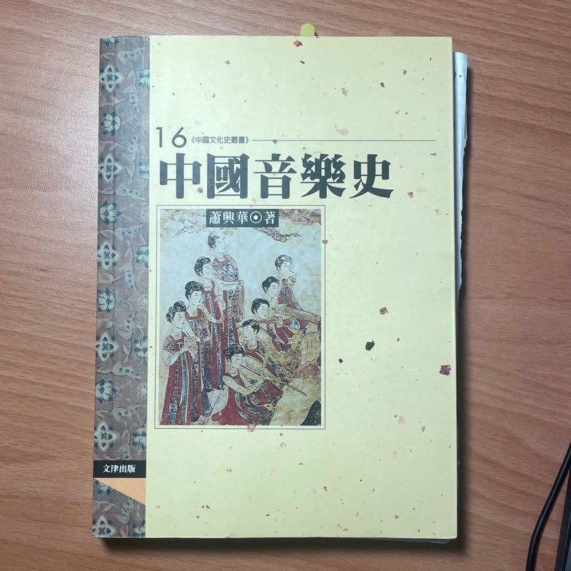 中國音樂史/蕭興華/音樂系用書/二手少許畫記