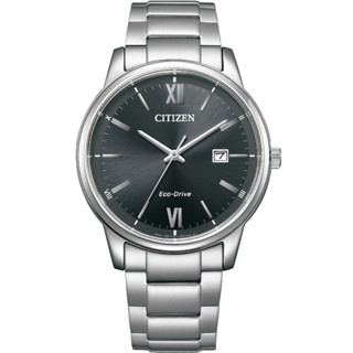 ∣聊聊可議∣CITIZEN 星辰 光動能簡約手錶-銀x黑/40mm BM6978-77E