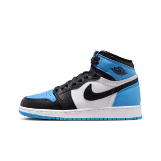 Air Jordan 1 High OG GS "UNC Blue Toe" 大學藍 黑藍 女 FD1437-400