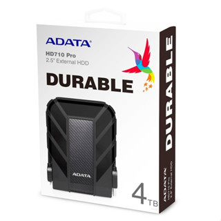 ADATA HD710 PRO 4TB 黑色外接式硬碟 IP68 防水防塵 軍規