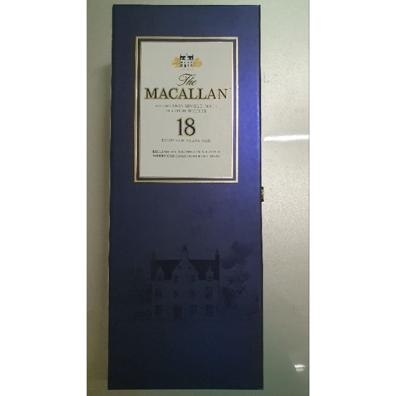 麥卡倫18年單一麥芽蘇格蘭威士忌 空瓶無軟木塞