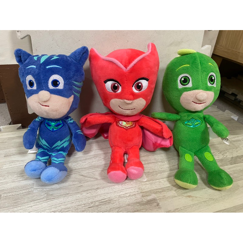 二手 睡衣小英雄 PJ MASKS 玩偶娃娃組