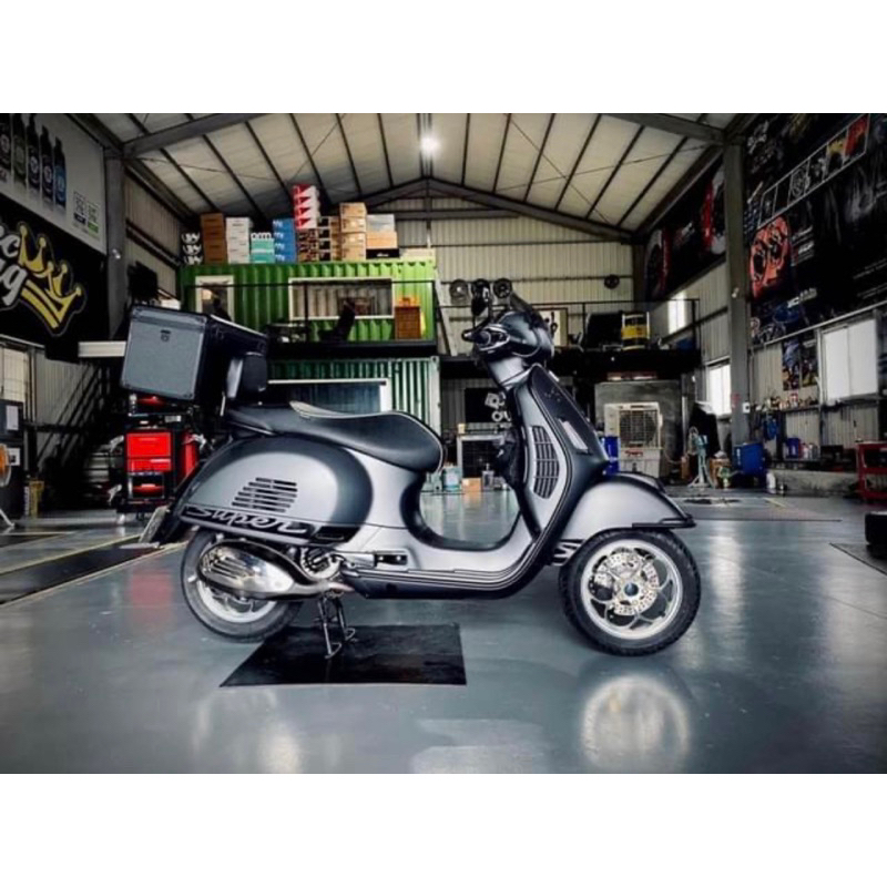 RMINI鈞鼎國際偉士牌VESPA GTS/GTV 300專用鍛造輪圈🌟特殊鈦色款🌟2015年後ABS車款適用