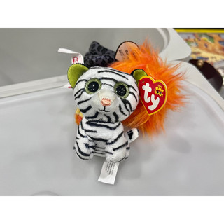 【ty beanie boos 】正版 ty beanie 2018年 白老虎 生日娃娃 日版 生日 12/12