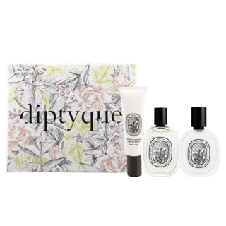 DIPTYQUE 玫瑰之水淡香水及香氛文藝禮盒(淡香水30ML+髮香噴霧30ML+護手霜45ML)