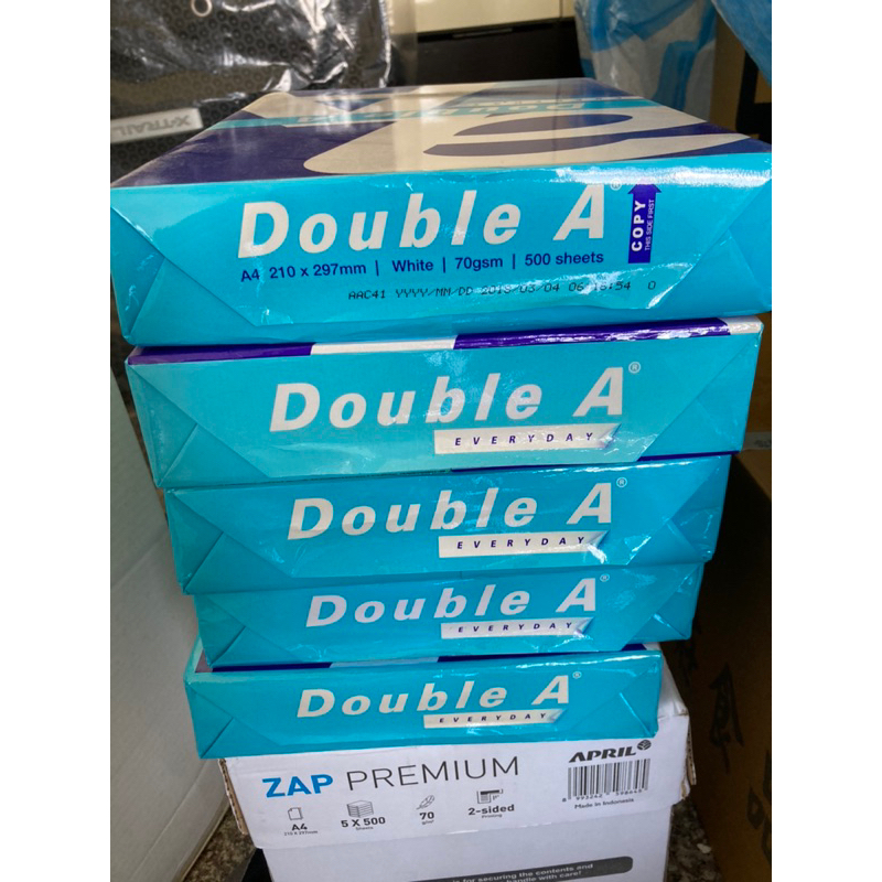 (現貨)Double A A4 影印紙 70磅 500張/包 白色 辦公用紙