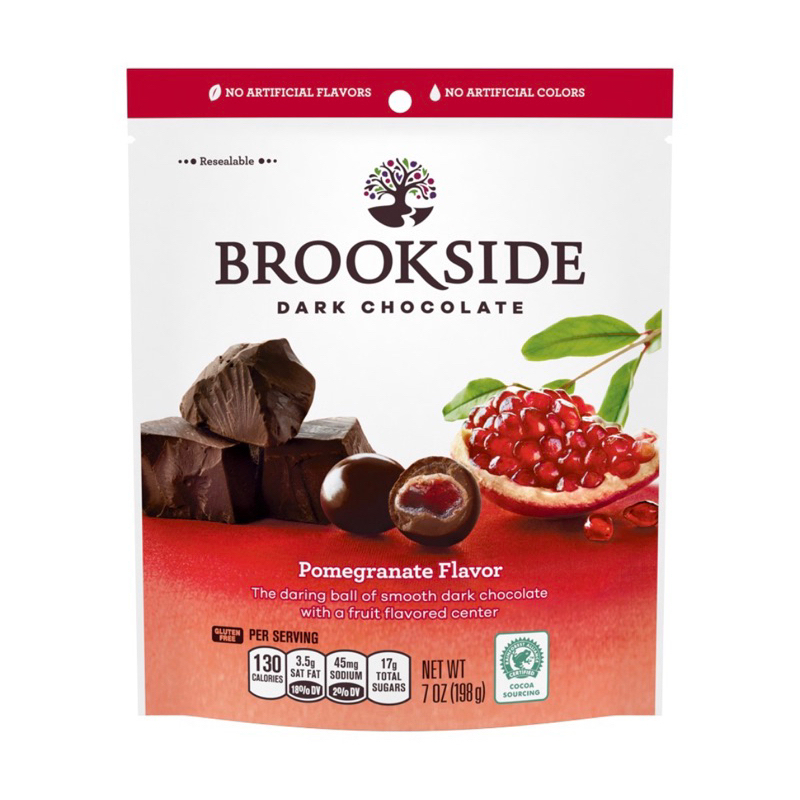 【HERSHEY’S現貨快速出貨】Brookside紅石榴夾餡黑巧克力 198g/袋