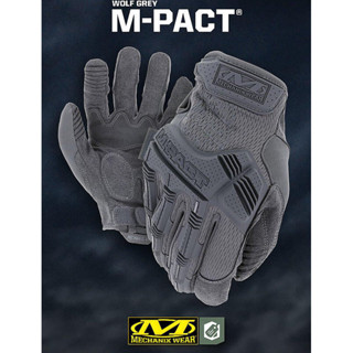 （圓仔）【狼灰】Mechanix 麥肯尼斯 M-Pact Wolf Grey 戰術強化手套（止滑抗衝擊耐磨）MPT-88