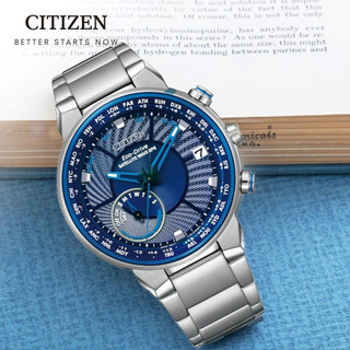 CITIZEN星辰 GENT'S系列 光動能 GPS衛星對時萬年曆多功能腕錶 44mm/CC3030-53L