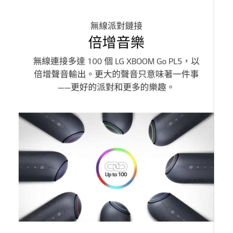 [臺灣現貨]LG XBOOM GO PL5藍芽喇叭 英國Meridian御用調音