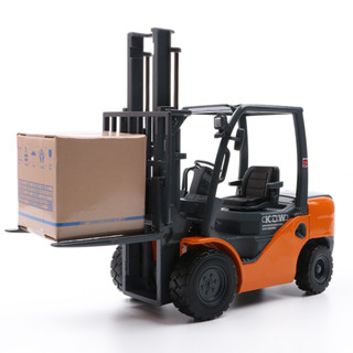 🌈超逼真1:20輕型叉車，合金玩具工程車，搬貨車工程汽車模型625039！