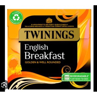 [🇬🇧英國] TWININGS唐寧茶 - 英式早餐茶 Englih breakfast/ 80入/ 英國產