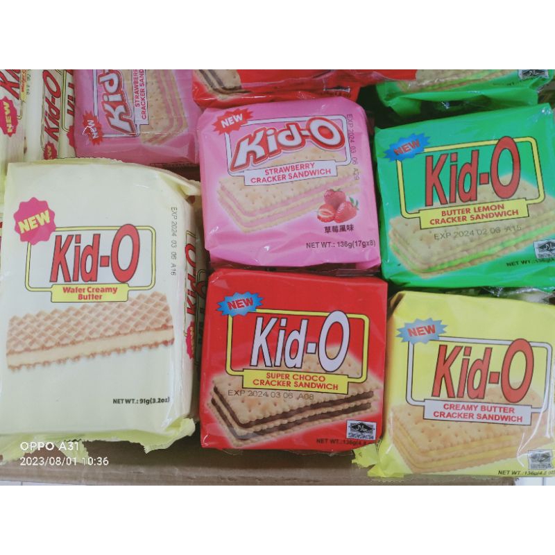 Kid-O 三明治餅乾 奶油/巧克力/草莓/檸檬/Wafer夾心餅乾 奶油口味