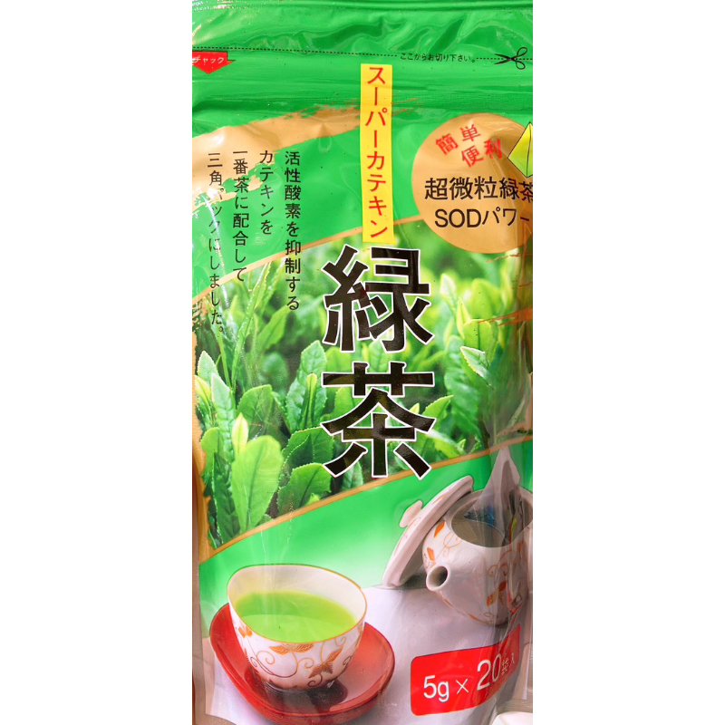 【亞菈小舖】日本零食 袋布向 綠茶 100g【優】